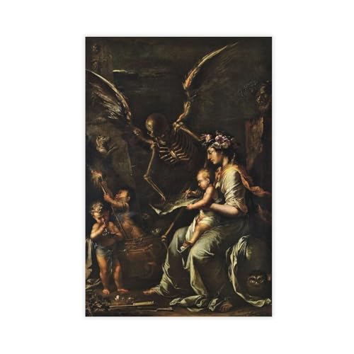 Impression sur toile pour chambre décoration murale moderne Human Frailty Rosa