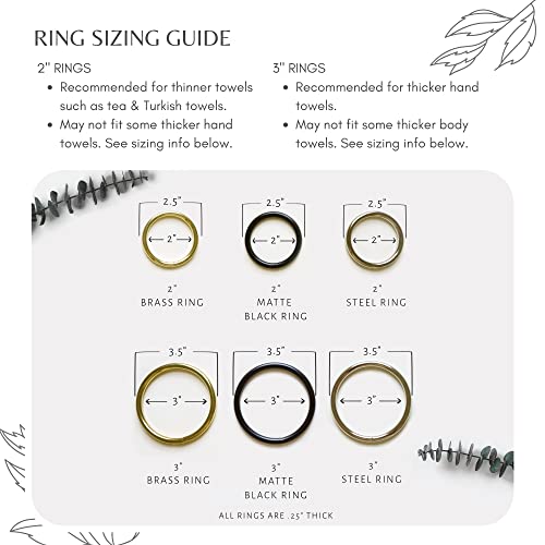 Small Bathroom 2 Piece Fixture Set Leather & Wood Toilet Paper Holder Black Hand Towel Ring Hook Wall Strap Modern Minimal Half Bath Design #TOP2