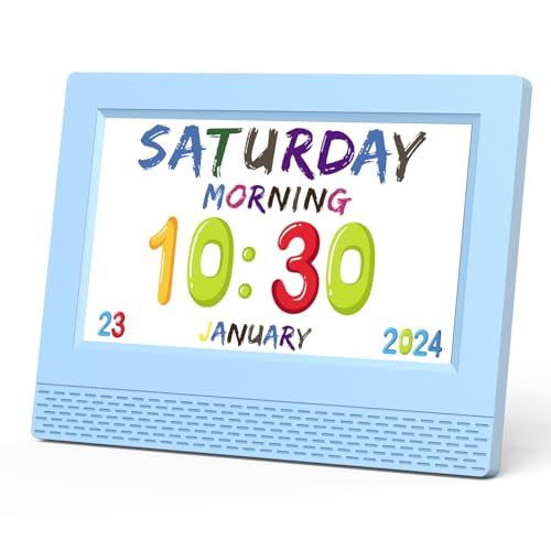 Kids Digital Alarm Clock Colorful, 7