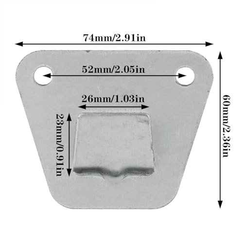 AYLIFU 2 conjuntos de suporte de ventilador de parede suporte de ventilador de parede suporte de ven