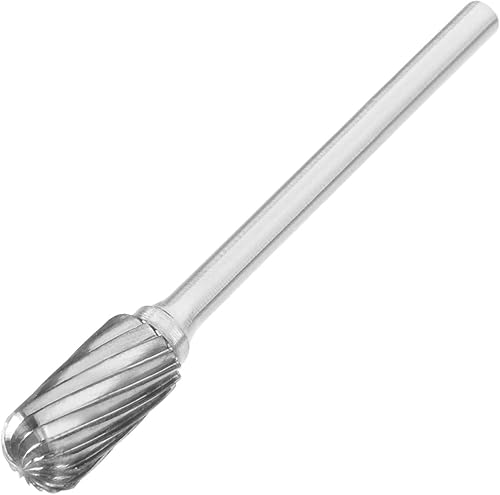 Vista 15 de Utoolmart Limas rotativas de carburo de tungsteno de 0.118 in, vástago de 0.118 in, herramienta de rebabas rotativas de forma cilíndrica dentada