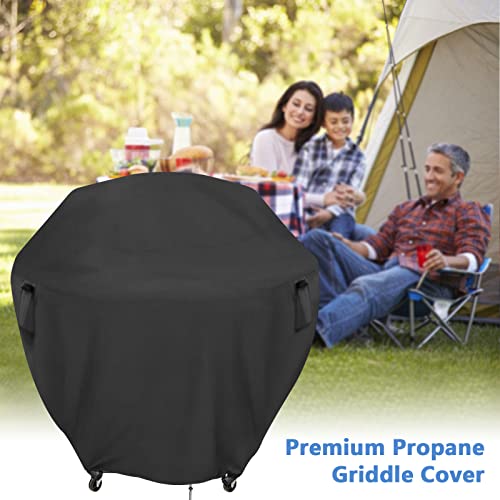 Guisong Gas Grill Cover for 30" Cuisinart CGG-999, Waterproof 360 XL Griddle Cover for Outdoor Gas Griddles, Heavy Duty Round Grill Covers for Cuisinart Gas Grills,40" x 44" x 45" by Guisong - Image 6