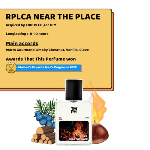 Image of TMPerfumehouse RPLCA near the place EDP for Men | Woody, Smoky & Long Lasting Perfume Spray | Woody, Balsamic & Warmspicy Fragrance | Luxury Gift for Him | TMPH | 50ml