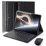 Case Keyboard for Microsoft Surface Go 4/3/2/1 10.5/10 inch - Mouse and Magnetically Keyboard, Slim Case with Pen Holder, Auto Sleep/Wake, Black