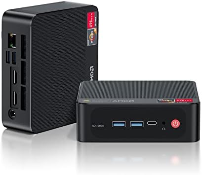 Beelink SER5 Mini PC, AMD Ryzen 5 5500U 6 Core(Up to 4GHz),16GB DDR4 RAM 500GB NVME M.2 SSD, Win 11 Pro Mini Desktop Computer Support 4K@60Hz Triple Display/WiFi 6/BT 5.2/USB-C for Home/Office/Gaming