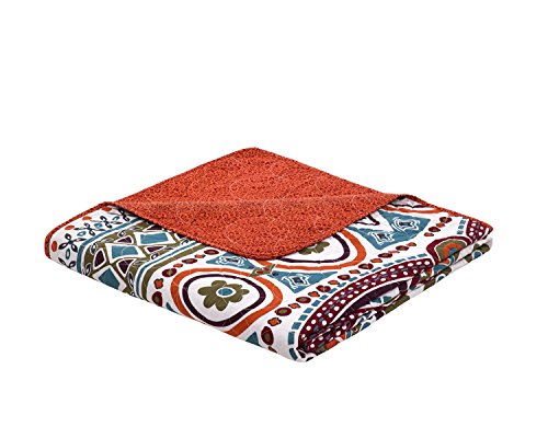 Vcny Home Natasha Collection Quilt Set-Ultra-Soft Reversible Coverlet Bedding-Lightweight, Cool, And Breathable Bedspread, Machine Washable, King, Multi #TOP5