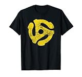 Vinyl Record 45 RPM Spindle Adapter T SHIRT