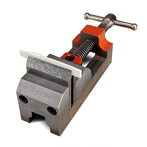 StewMac Nut and Saddle Vise  Specialized Steel Vise for Easier & Faster Guitar Nut and Saddle Shaping  Tool for Luthiers with Angled Jaws and Undercut Clamping Design