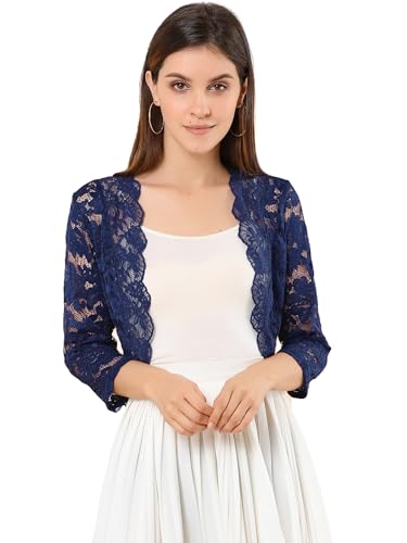Boleros elegante de encaje mujer para chaquetas toreras de fiesta boda