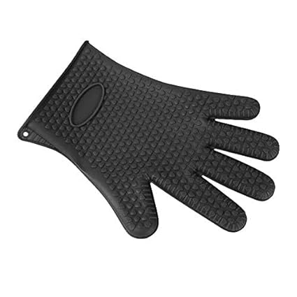 Ubersweet Imported One Pair Kitchen Oven Glove Heat Resistant Silicone Pot Holder B BBQ C X9O7_116716