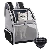 Tragbarer Katzenrucksack Atmungsaktiv bis 7kg für Kleine Hunde Katzen
