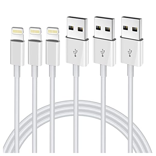 iPhone Charger 3FT, [Apple MFi Certified] Lightning Cable Original 3Pack USB Fast Charging Data Sync Cord Compatible with iPhone 13/12/11 Pro Max/XS MAX/XR/XS/X/8/7/Plus/6S/6/SE/5S(3Pack)