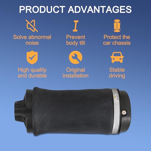 DICMIC Rear Air Spring Kit Air Suspension Spring Bag Compatible with 2011-2015 Jeep Grand Cherokee Replace# 68029912AE, 68029911AB, 68029912AC, 68029912AD by DICMIC - Used condition - Image 4
