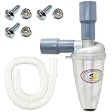 Cyclyper サイクリーパー 3型 サイクロン部 ホース ネジ ナット付 アルミ 自作 DIY 集塵機 集じん機 (口径25mm)