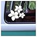 Aloha Maui Creations Plumeria Trio Decal Hawaiian Flower Vinyl Sticker 4.25 by 4.8 inch