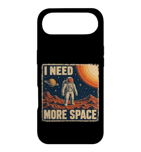 Funny Quote Space Man Astronaut Retro I Need More Space �X�}�z�P�[�X iPhone Air �p