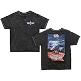 Ripple Junction Top Gun Best of The Best Fighter Jets Movie Men's Graphic T-Shirt Mineral Wash X-Large