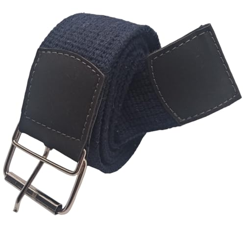 Kit Com 3 Cintos Masculino Em Lona Tecido Gorgurão Costurado (1,10)