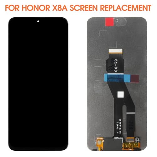 Agcut Display Lcd Per Honor X8A 2023 Schermo Lcd Per Honor X8A 2023 CRT-LX1 CRT-LX2 6,7 Pollici Schermo Di Ricambio Digitalizer Touchscreen Completo Assemblea Con Kit Di Riparazione, Nero - 3
