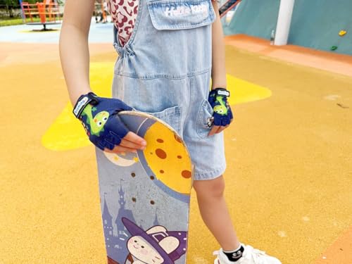 Boyiexin Luvas De Escalada Infantis Com Meio Dedo Para Meninos E Meninas 1 A 10 Anos, Barras Macaco,