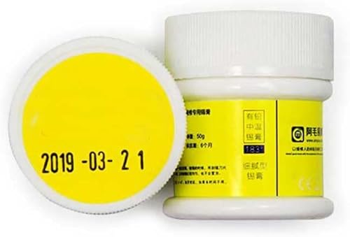 Vista 9 de Amaoe M9 Pasta de fundente de soldadura, pasta de soldadura para teléfono móvil, placa base de estaño PCB/BGA/SMD, herramientas de reparación