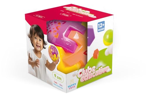 Bola Educativa Montessori Tutty Toys 9cm