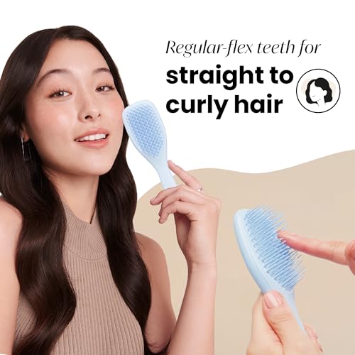 Tangle Teezer - Escova de cabelo desembaraçadora The Mini Ultimate Detangler para todos os tipos de