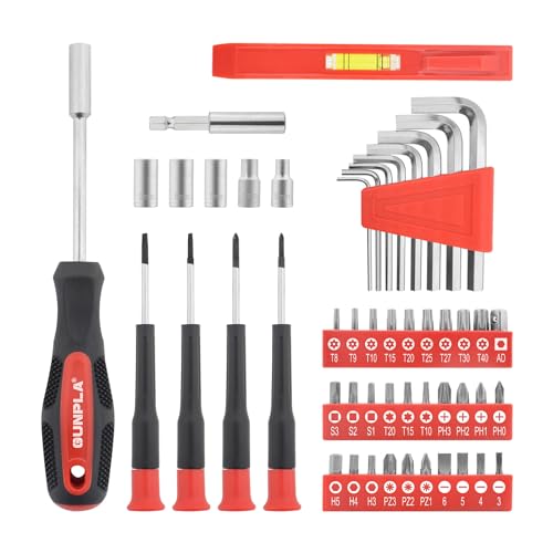 Gunpla 131pcs Hand Tool Kit Maintenance Repair Professional DIY Fixing Screwdrivers Measuring Tape Scissors Household Set with Storage Blow Case Toolbox for Home Furniture Carpenter Mechanics Garage - Image 4