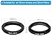 PATIKIL 30mm-26mm Metal Step Down Ring, Camera Lens Filter Adapter Ring Aluminum Filter Adapter Ring for Camera Lenses Hood, Black