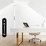 LES FLEURS LED-Büro-Stehlampe, 185cm Vollspektrum-Leseleuchte mit Augenschutz,...