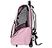 Pawhut Deluxe Pet / Dog Travel Carrier Backpack w/ Wheels - Pink