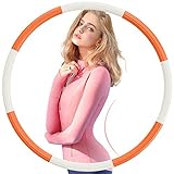 🧡【Stabiler Edelstahlkern, Mehr Stabil】Der Hula Hoop Reifen verfügt über einen mit Premium Schaumstoff umgewickelte Edelstahlkern, beim Kreisen wackelt es gar nicht so herum , natürlich keine auch Verformung.
