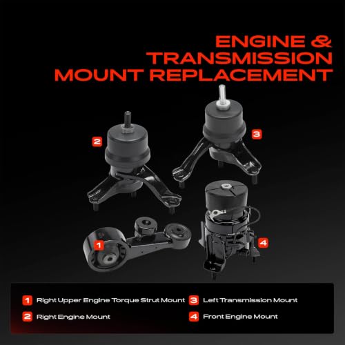 A-Premium Engine Motor and Transmission Mount Kit, with Torque Strut Mount by A-Premium - Used condition - Image 3