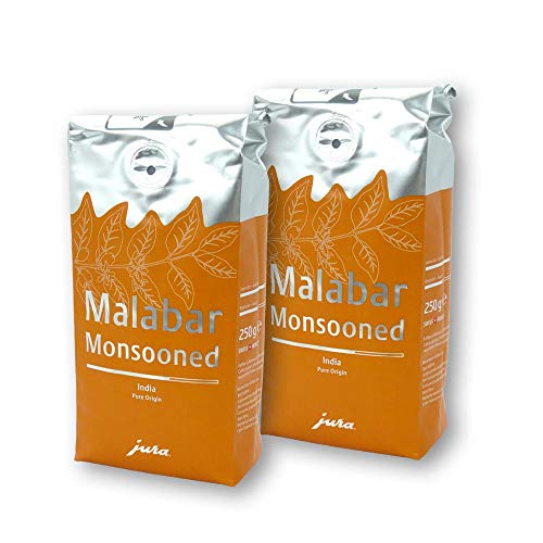 Lot de 2 grains de café Jura Espresso Malabar Monsooned - 250 g.