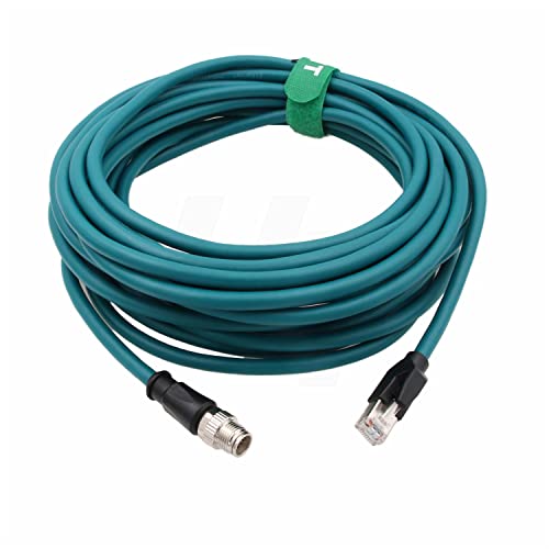 HangTon M12 Ethernet Kabel X-Coded - CAT-7e Gigabit Industrial Kabel 30cm IP68