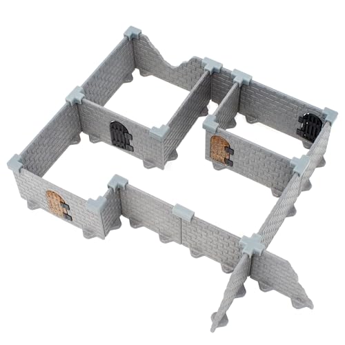 Mini Ruins Dungeon Kit - Dungeon Castle Cavern DND Terrain for Tabletop RPGs, Dungeons & Dragons, Pathfinder, War Gaming, and More! - by DCD (21+pcs, 0.6sqft, 4rooms)