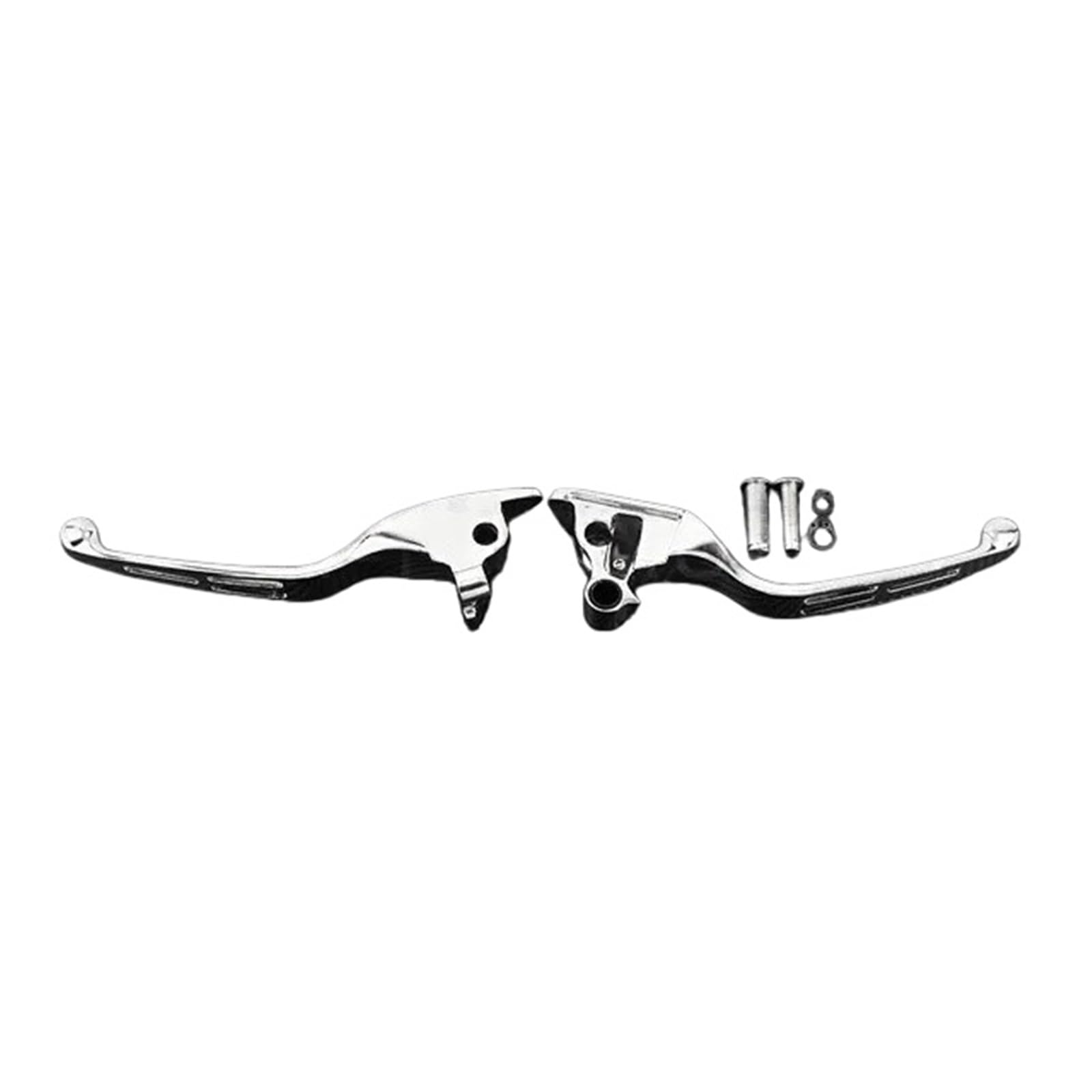 WFSOWXDM Motorcycle Levers Brake Clutch Handle Lever Motorcycle Brake Clutch Levers Set Black/Chrome for Harley Touring Electra Glide Standard FLHX FLTR 2008-2013 FLHR 2008-2016