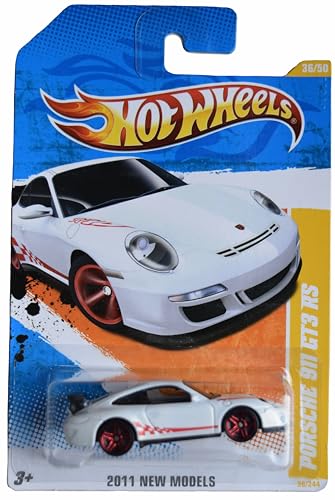 Hot Wheels Porsche 911 GT3 RS 2011 1:64 Blanco miniatura 1
