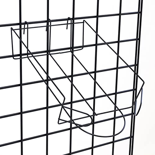 Grid-Wall Cap Display Rack For Displaying Fitted Hats, Snapback Hats, Unstructured Hats, And Ball Caps (Quantity 5) (5) #TOP4