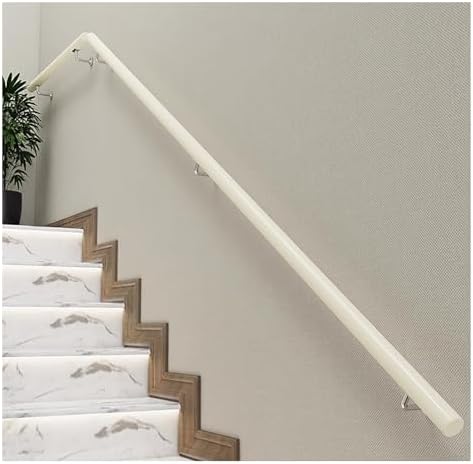 Heavy Duty Wooden Stair Rail Wall-Mount Support Rod for Elderly Safety Complete Staircase il Set & Stylish for Home Stairs