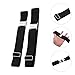 BESPORTBLE Women’s Adjustable with Buckles, Elastic Black Stockings Leg Belt, 2pcs Set for Plus Size, Clip-on High Sock Garter Suitable and Gothic Fashion