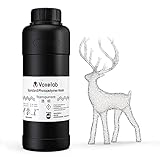 Voxelab 3D Printer Resin 405nm UV Curing Photopolymer Liquid Resin Printer Ink, Low Odor High...