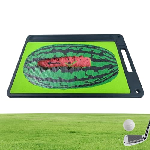 Tapis d'entraînement golf à détection de trace de swing pour progresser à la maison