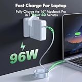 AILKIN 96W USB C Super Fast Charger, for MacBook Air Charger, Compatible with MacBook Pro 16,15,14,13 inch, for iPad Pro 11"&12.9" inches and all USB C devices, 2M Cable, Type C Laptop Power Adapter - Image 2