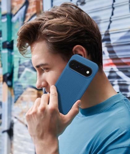 Image of FNTCASE for 11 /11 Pro Case: Soft TPU Non Slip Blue | With Screen Protector, Shockproof Drop Protection, Matte Textured Protective Cell Phone Cover, for Daily Use, Blue