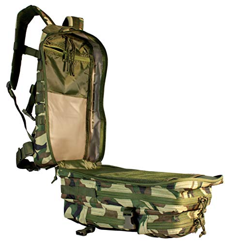 Image of Red Rock Outdoor Gear Assault Pack (Medium, Woodland Camouflage)
