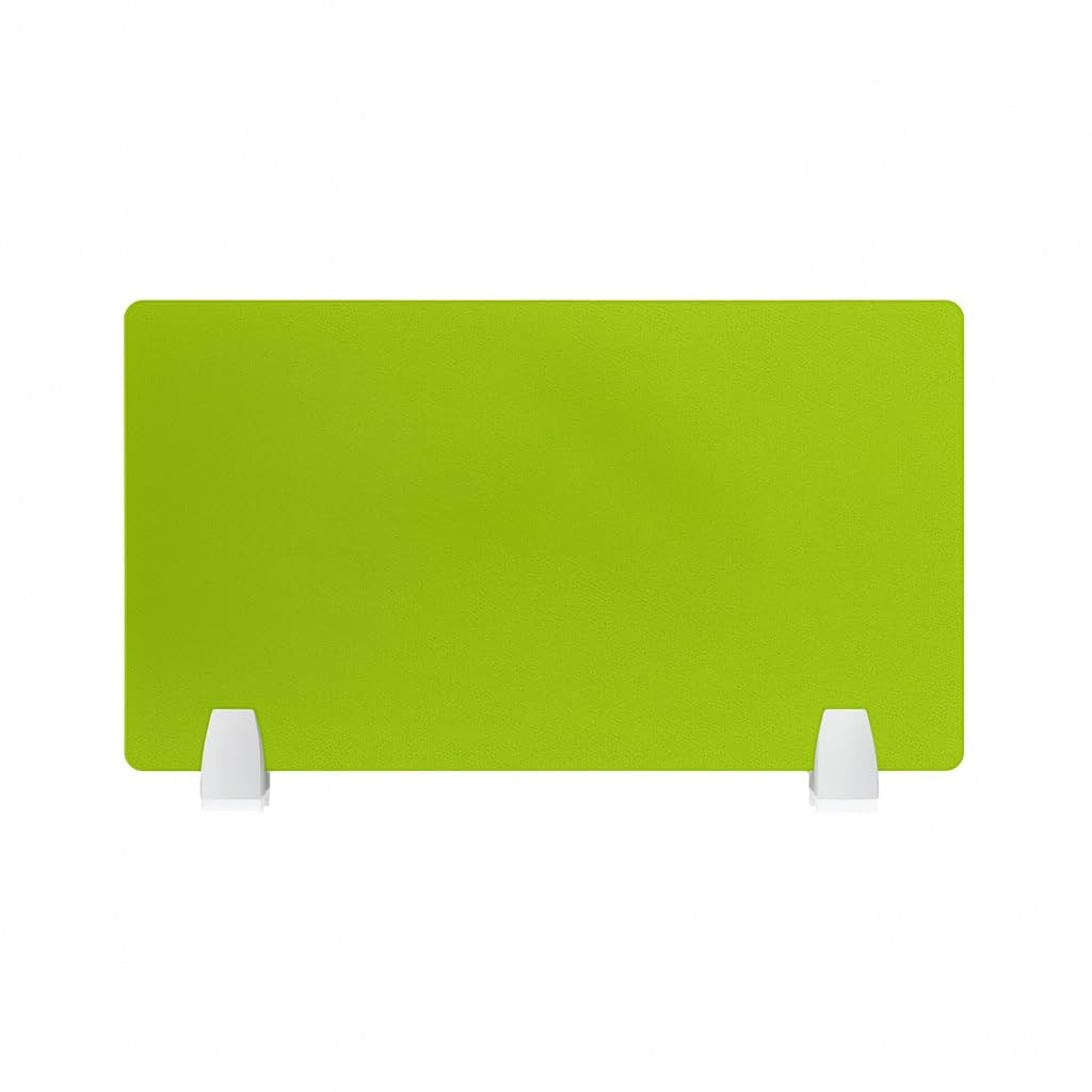 GBRJUYF Transparent Acrylic Desk Divider - Freestanding Office Partition for Work, Visual Distraction Shield, 100CM x 35CM Acrylic Screen for Home & Office Use