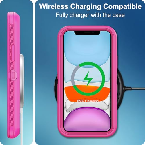 Image of for iPhone 11 Case, with Screen Protector Heavy Duty Drop Protection, Full Body Rugged Shockproof Dustproof Protective Phone Cover for Apple iPhone 11