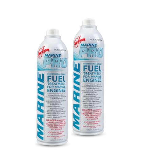 Marine Fuel System Treatment 2 Bottles (40 oz / 1.18 L Total) | Fuel Stabilizer & Cleaner for Boats Outboards & PWCs | Helps Restore Power & Improve Efficiency