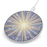 Show Radiance Wireless Charger Portable Fast Charging Pad Lightweight Wireless Charging Station for Phone Slim Charge Mat for Travel Home Office Desk